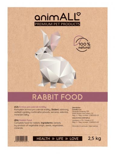 animALL premium Krmivo pro zakrslé králíky 2,5 kg
