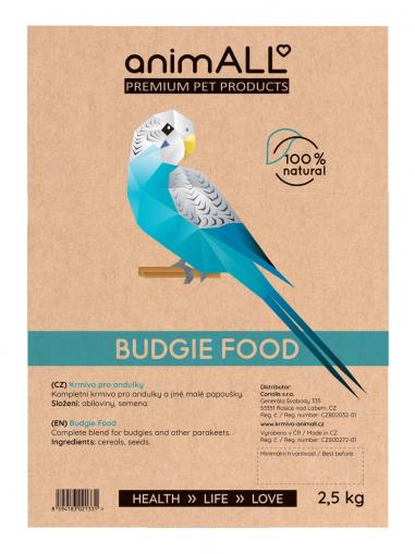 animALL premium Krmivo pro andulky 2,5 kg