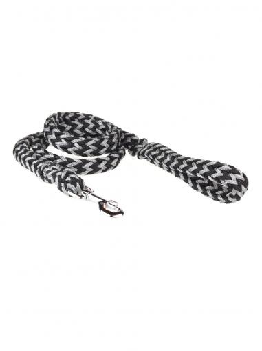 animALL Vodítko pletené šedé 20 mm x 140 cm
