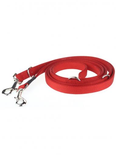 animALL Vodítko popruhové přepínací červené 250 cm/20 mm