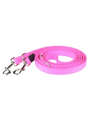 animALL Vodítko popruhové přepínací růžové 250 cm/20 mm