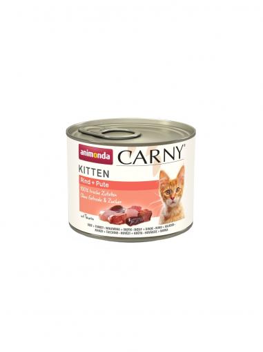 Animonda CARNY Kitten hovězí, krůta 200 g