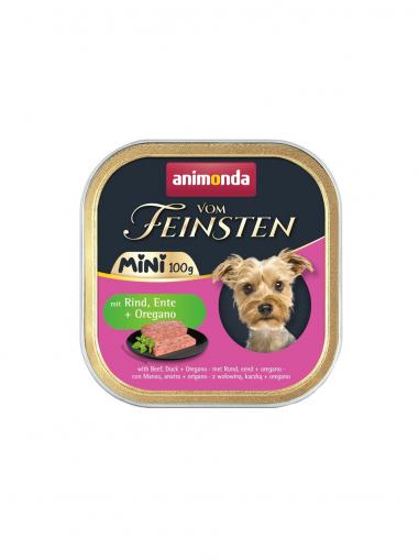 Animonda paštika Vom Feinsten Dog MINI hovězí, kachna, oregáno 100 g