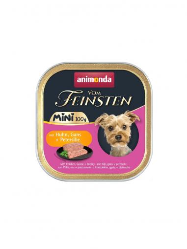 Animonda paštika Vom Feinsten Dog MINI kuře, kachna, petržel 100 g