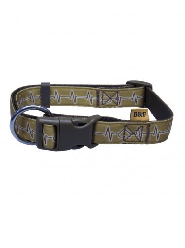 BafPet Obojek popruh EKG hnědý 30-50 cm/15 mm