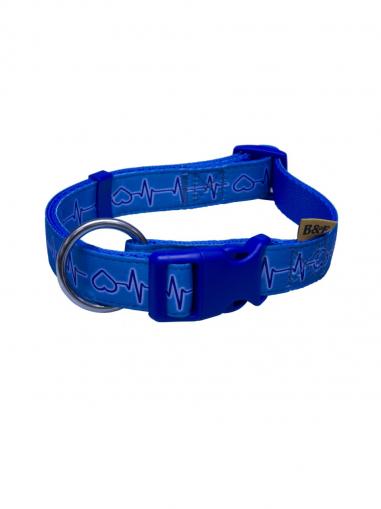 BafPet Obojek popruh EKG modrý 30-50 cm/15 mm