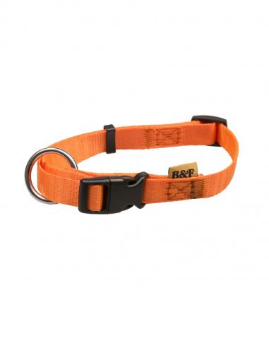 BafPet Obojek popruh NEON oranžový 35-50 cm/15 mm