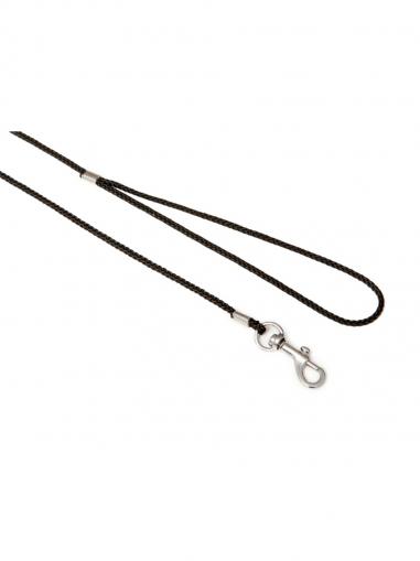 BafPet Vodítko šňůrka černé 130 cm/3 mm