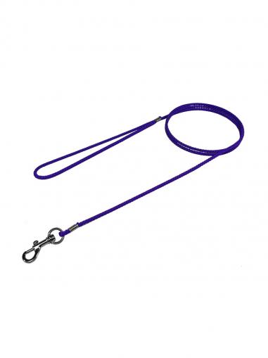 BafPet Vodítko šňůrka fialové 130 cm/3 mm