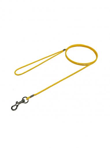 BafPet Vodítko šňůrka žluté 130 cm/3 mm