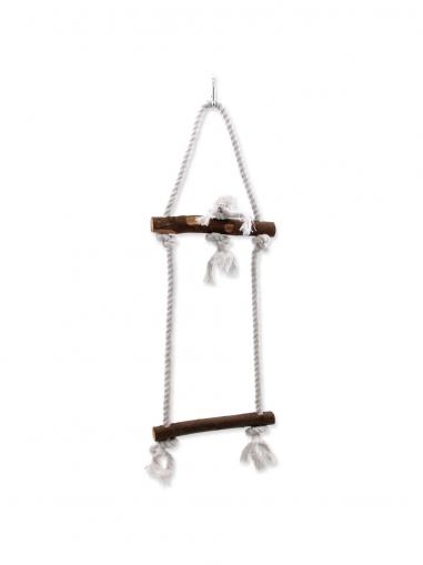 Bird Jewel Žebřík provazový dřevěné příčky 50x15 cm