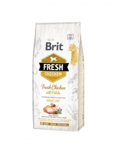Brit Fresh Dog Chicken & Potato Adult Great Life 2,5 kg