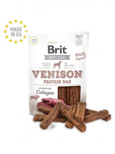 Brit Jerky Venison Protein Bar 80 g