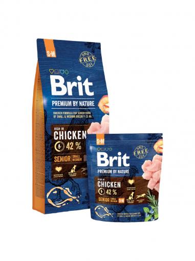 Brit Premium by Nature Senior S+M 1 kg