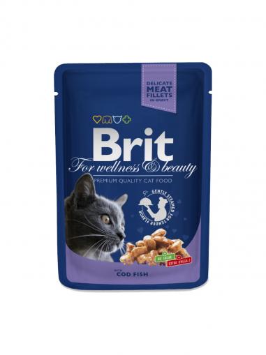 Brit Premium Cat Pouch with Cod Fish 100 g