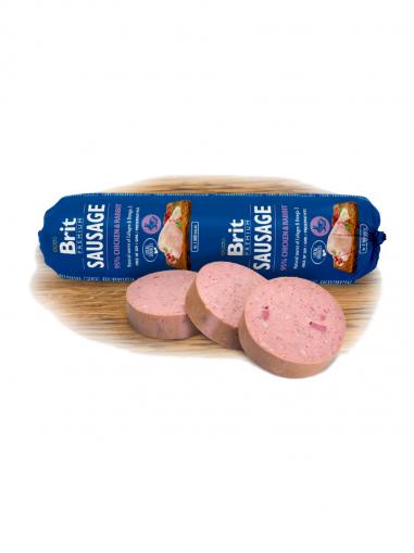 Brit Premium Sausage Chicken & Rabbit 800 g