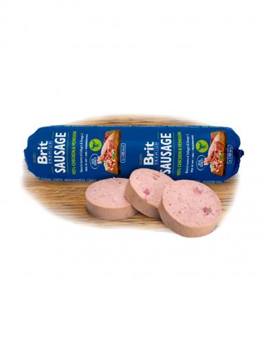 Brit Premium Sausage Chicken & Venison 800 g