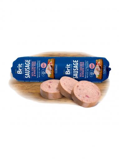 Brit Premium Sausage Chicken & White Fish 800 g