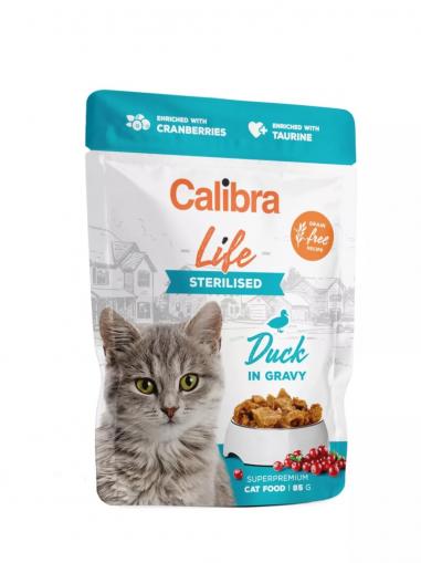 Calibra Cat Life kapsička Sterilised Duck in gravy 85 g