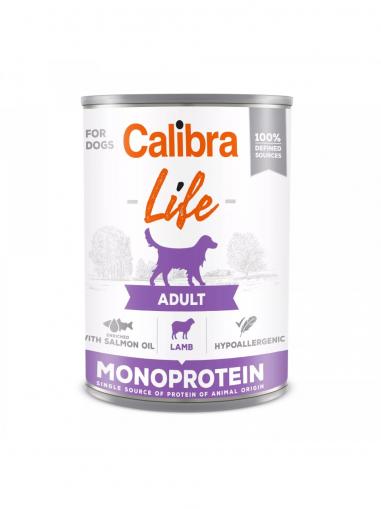 Calibra Dog Life konzerva Adult Lamb 400 g