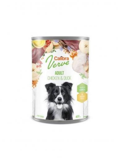 Calibra Dog Verve konzerva grain free Adult Chicken & Duck 400 g