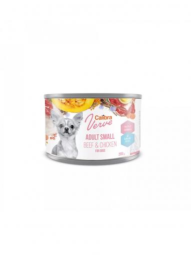 Calibra Dog Verve konzerva grain free Adult Small Beef & Chicken 200 g