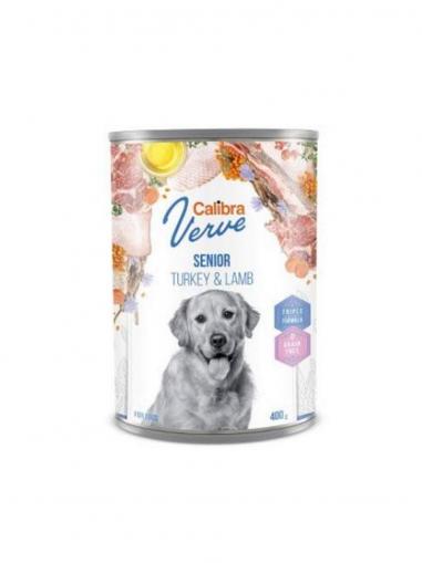 Calibra Dog Verve konzerva grain free Senior Turkey & Lamb 400 g