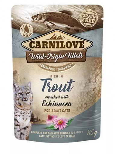 Carnilove Cat Pouch Trout enriched with Echinacea 85 g