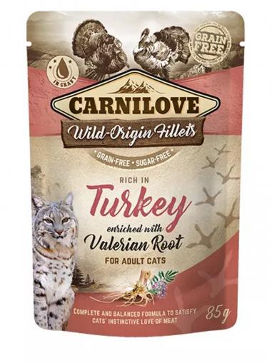 Carnilove Cat Pouch Turkey enriched with Valerian 85 g