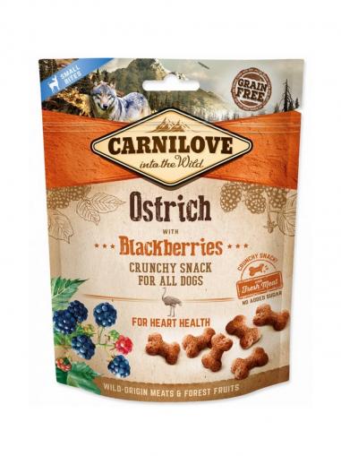 Carnilove Dog Crunchy Snack Ostrich with Blackberries 200 g