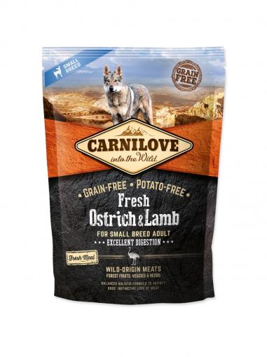 Carnilove Dog Fresh Ostrich & Lamb for Small Breed 1,5 kg