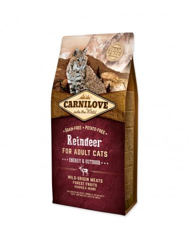 Carnilove Reindeer for Adult Cats Energy & Outdoor 6 kg