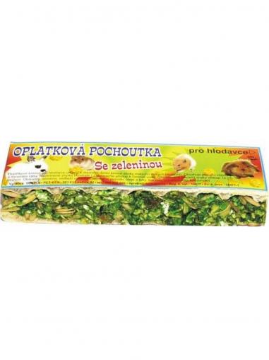 Delika-Pet oplatková pochoutka zelenina 1 ks