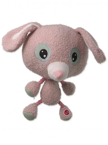 Dog Fantasy Hračka Big Head králík plyšový pískací 30 cm