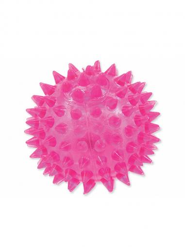Dog Fantasy Hračka míček LED růžový 6 cm