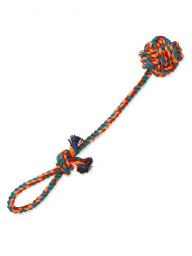 Dog Fantasy Hračka přetahovadlo házecí barevné 45 cm