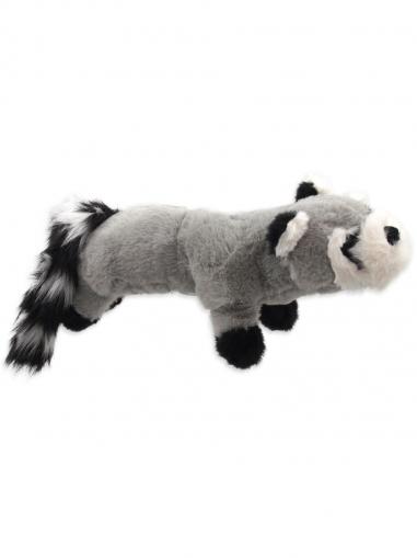 Dog Fantasy Hračka Skinneeez Plush pískací mýval černé tlapky 45 cm