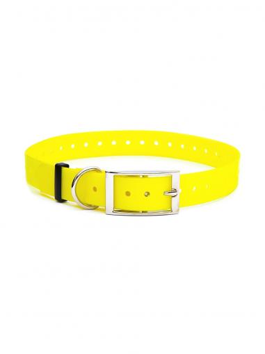 Dog Trace Žlutý plastový řemen s okem voděodolný 70 cm
