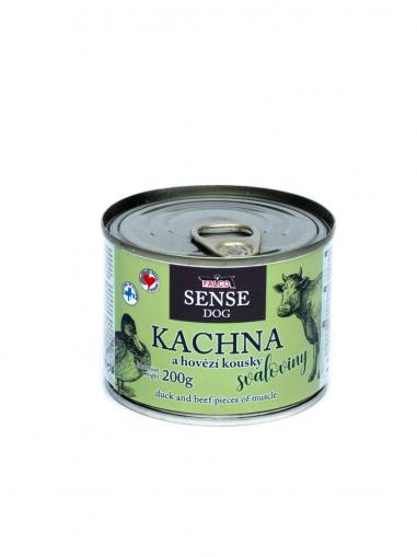 Falco SENSE DOG kachna a hovězí kousky svaloviny 200 g
