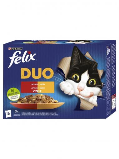 Felix Fantastic DUO lahodný výběr v želé 12x85 g