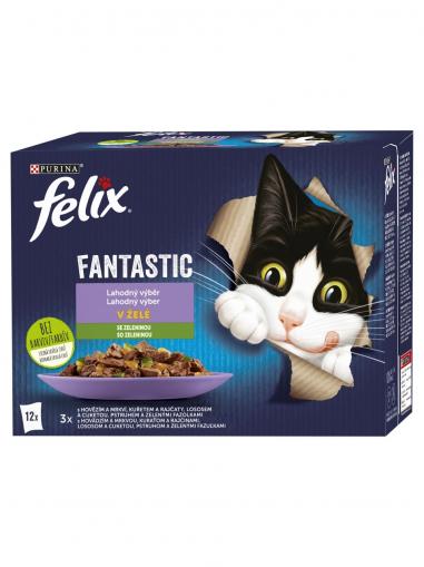 Felix Fantastic lahodný výběr se zeleninou v želé 12x85 g