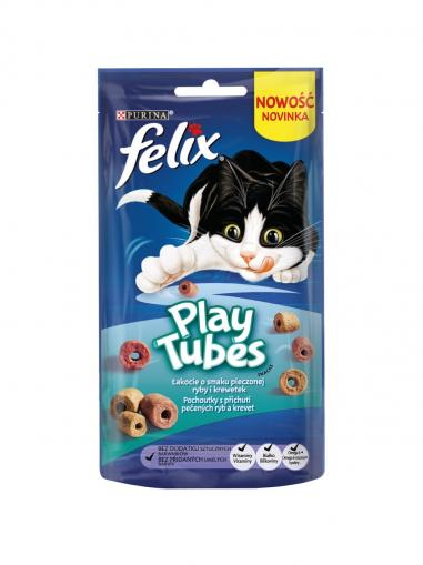 Felix play tubes Pečená ryba a krevety 50 g