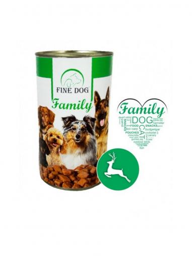 Fine Dog Family konzerva zvěřina 1240 g