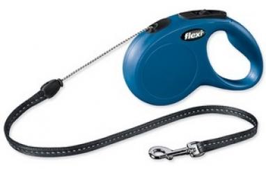 Flexi Classic New lanko S 8 m modré do 12 kg