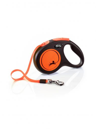 Flexi Neon New páska M 5 m oranžové
