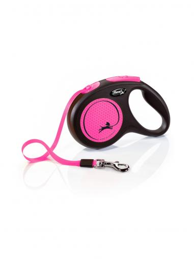 Flexi Neon New páska M 5 m růžové