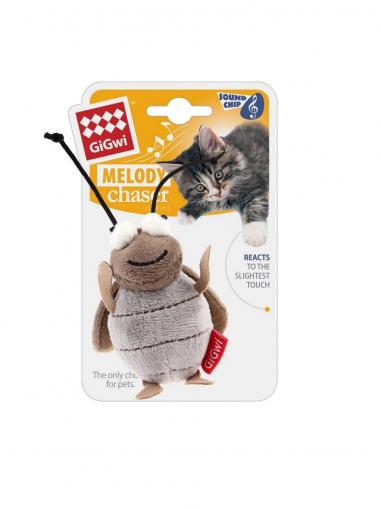 GiGwi Melody Chaser Cvrček se zvukovým čipem 10x9x3,5 cm