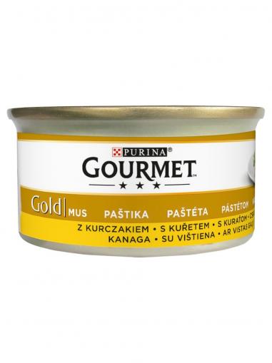 Gourmet Gold cat konzerva paštika s kuřetem 85 g