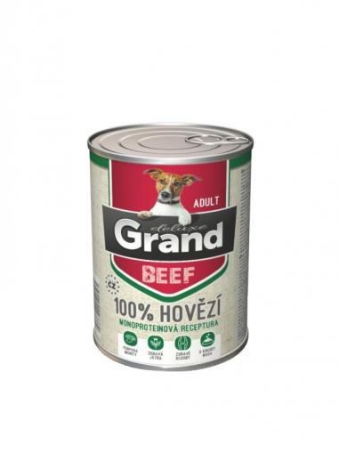 Grand DELUXE Dog hovězí adult 400 g
