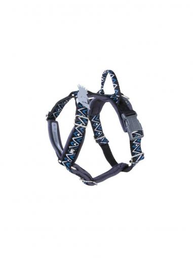 Hurtta Postroj Razzle Dazzle černý 80-100 cm